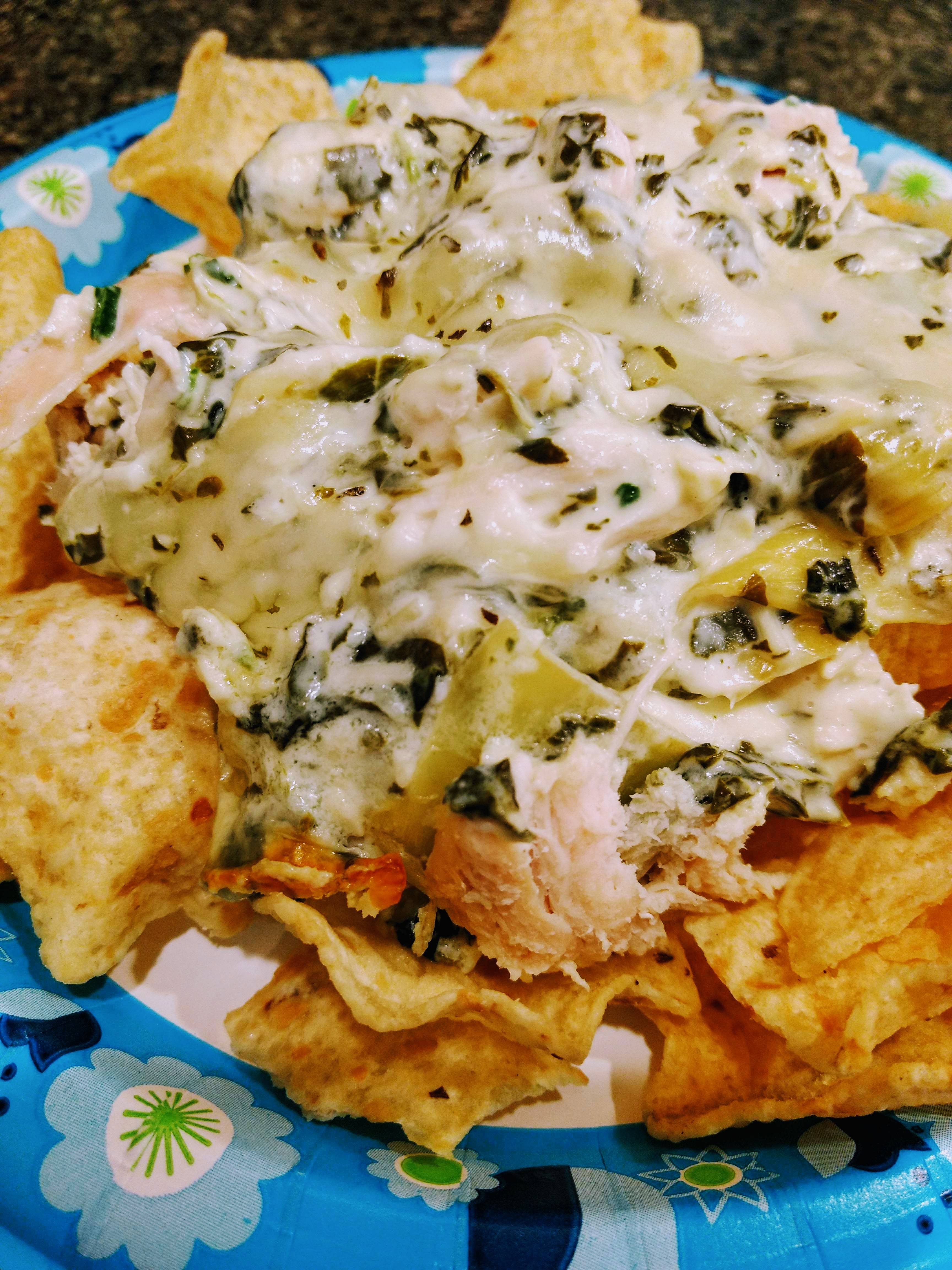 chicken-spinach-artichoke-dip