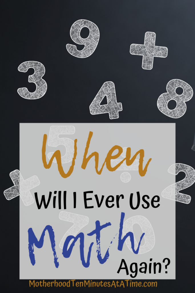 Why learning math is so important motherhood ten minutes at a time